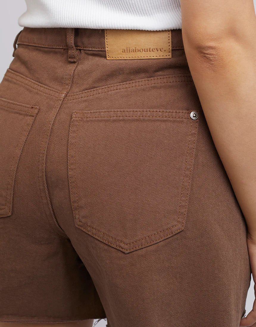 Casual women's shorts -Harley Bermuda Short - Brown -The Mountain Merchant -All About Eve